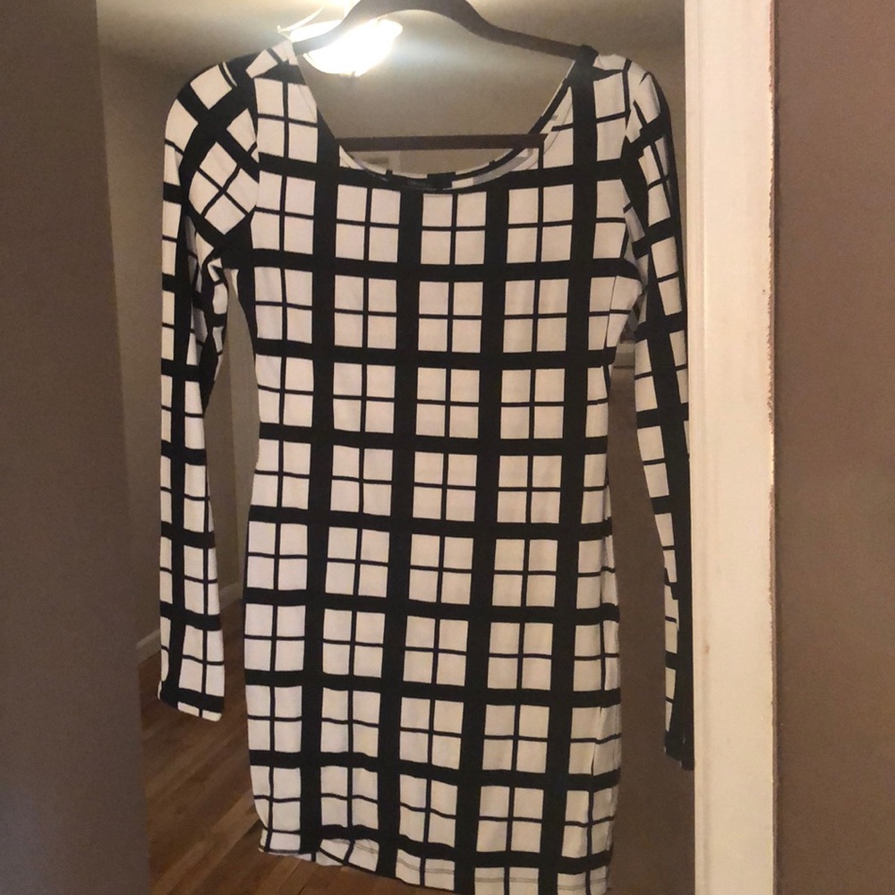Black and White Dress